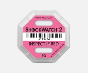 Lot De 100 Indicateurs D'impact SHOCKWATCH 2 (25G) Jaunes Avec Bague - SpotSee - Neuf