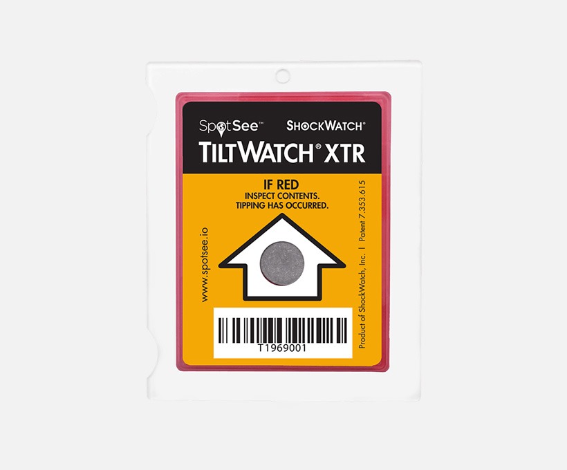 《2021》TiltWatch XTR | ShockWatch Tilt Indicator | Shipping Indicators Supplier spotsee tilt watch