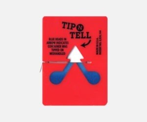 《2021》Tip N Tell | Tip Over Indicating Label | Shipping Indicators Supplier tip n tell