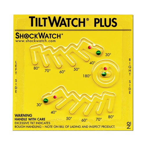 TiltWatch - best way to monitor goods that must remain upright