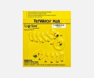 TiltWatch Plus best way to monitor goods that must remain upright
