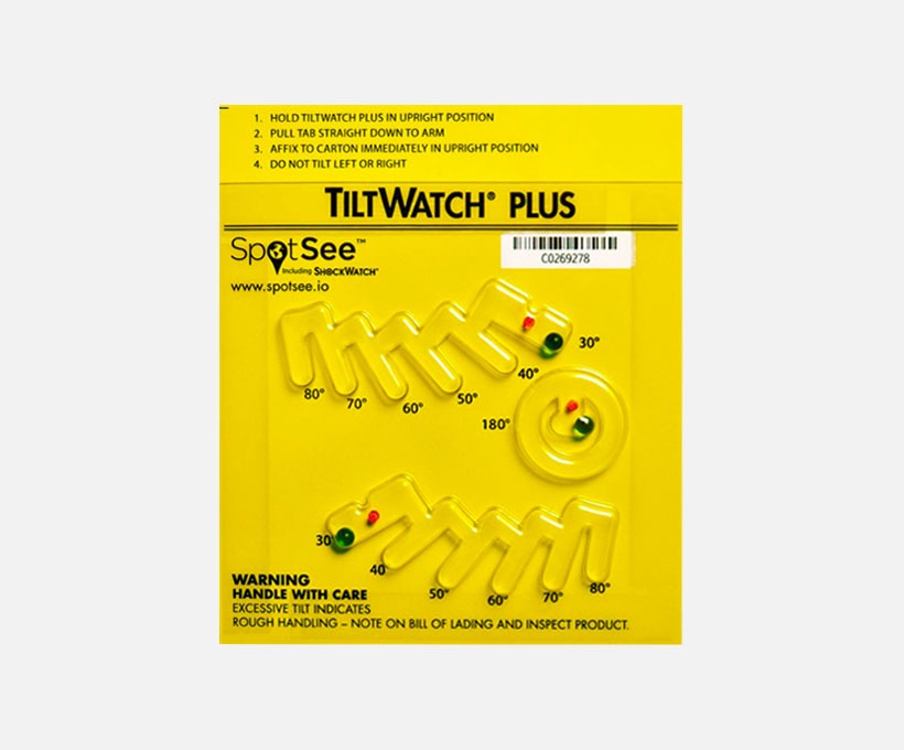 TiltWatch - best way to monitor goods that must remain upright